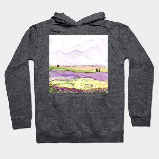 Tuscany landscape Hoodie by MistyLakeArt